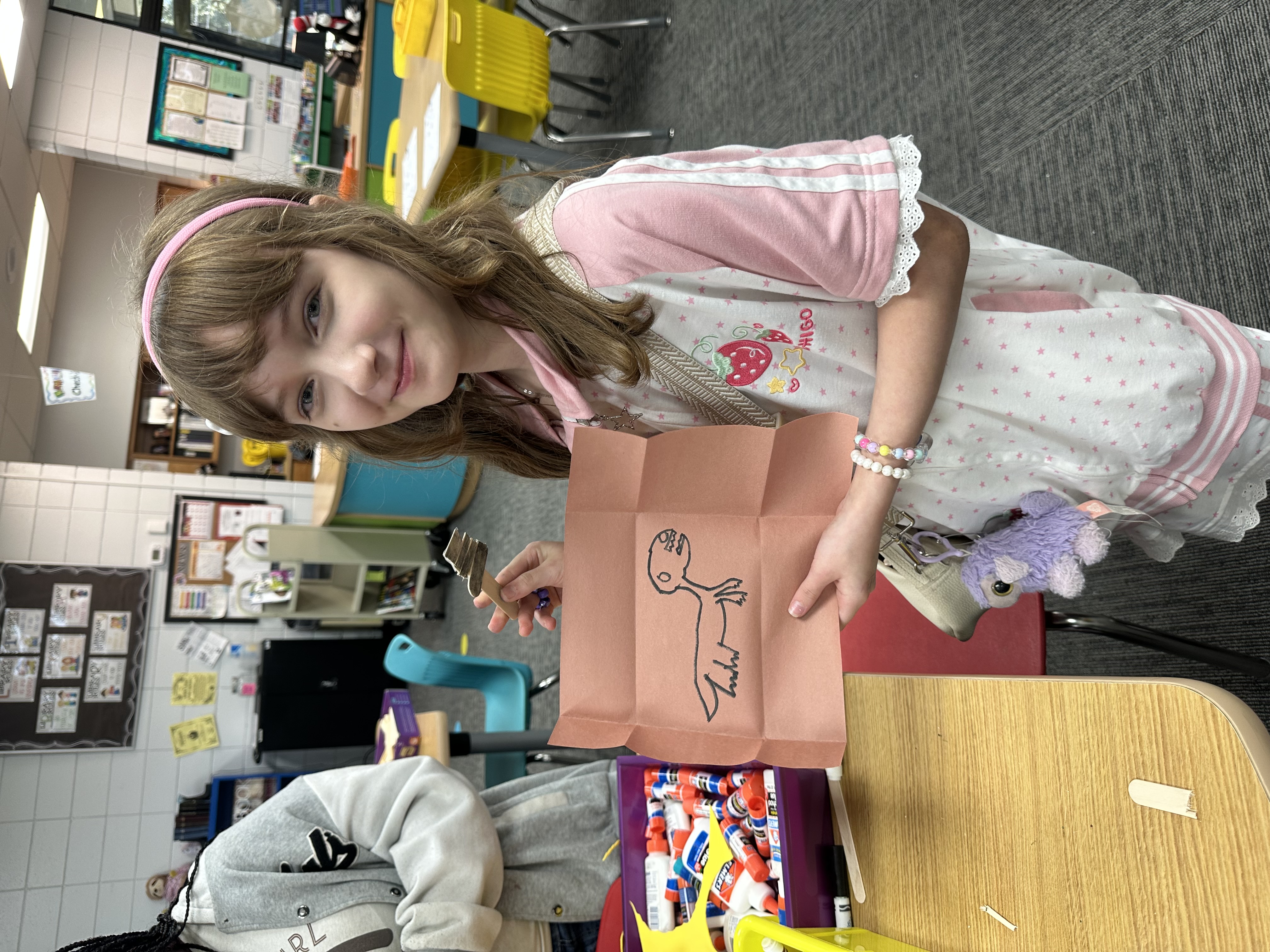 Student designed a digging tool to 