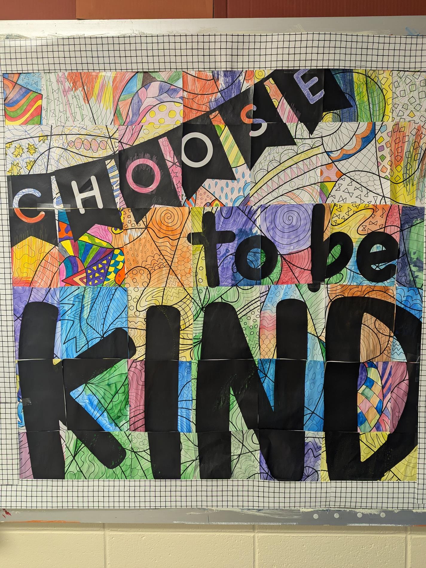 Poster reads "Choose to be KIND"