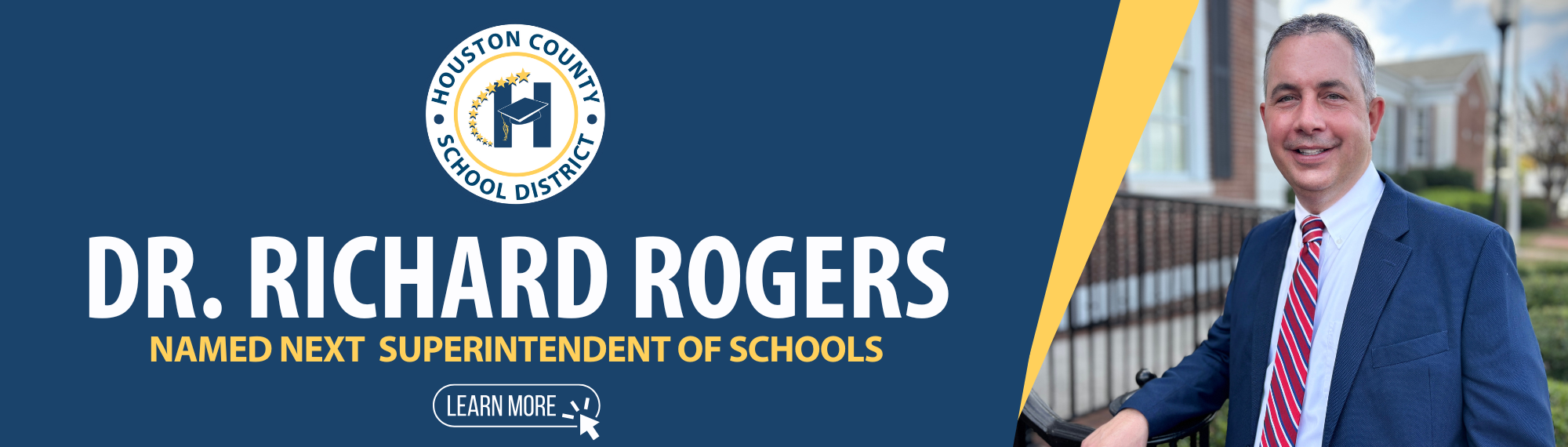 Dr. Richard Rogers Named Next Superintendent of Schools - Click to Learn More