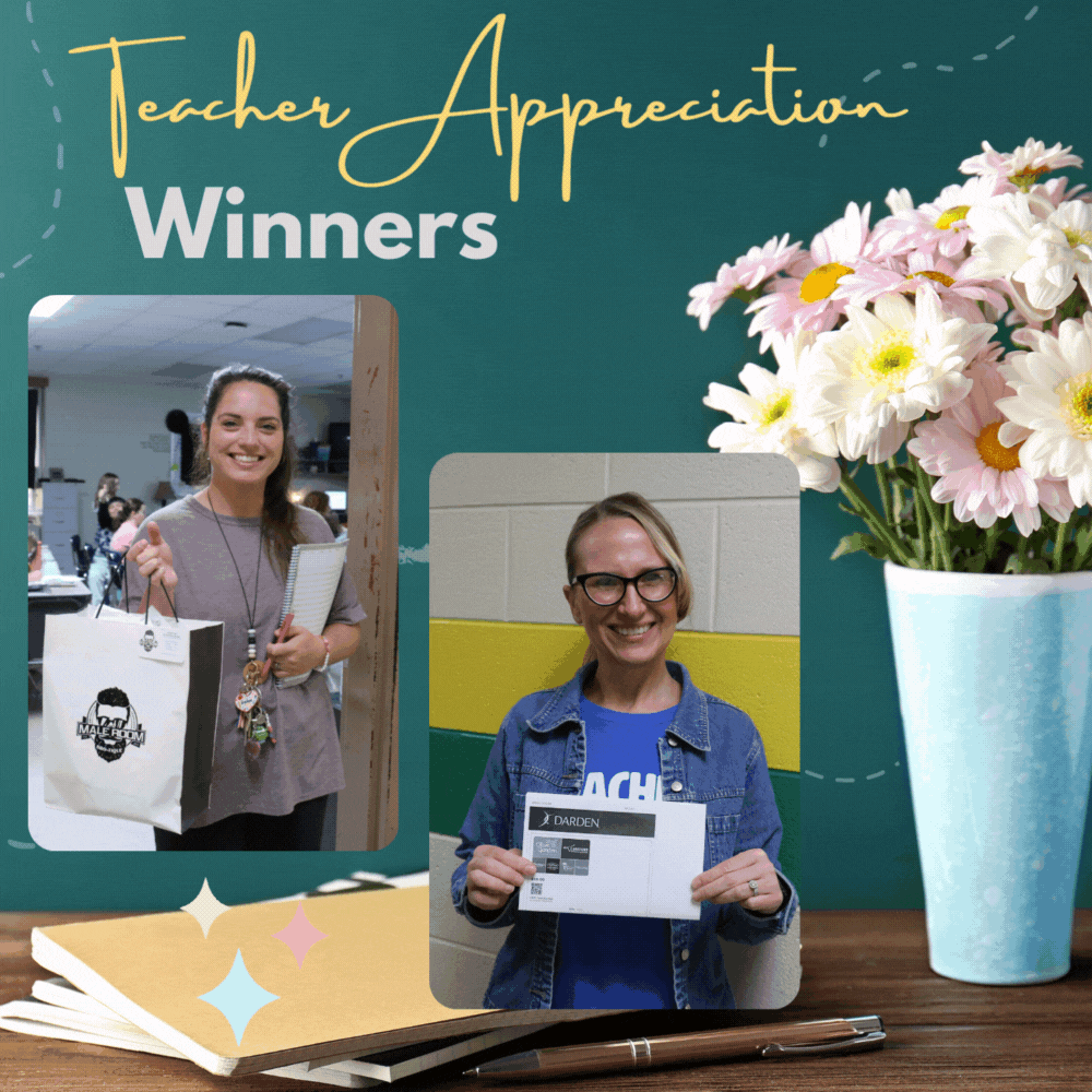 Teacher Appreciation Winners