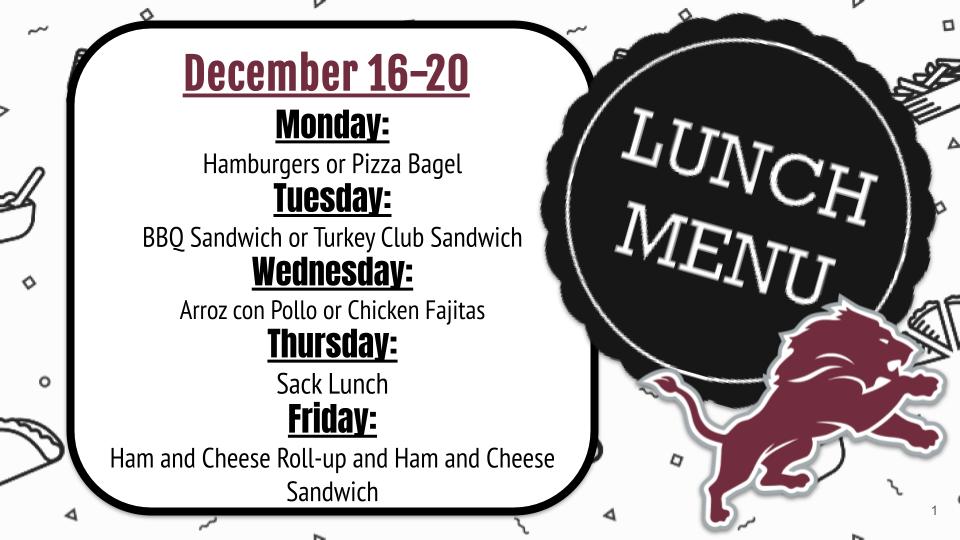 Lunch December 16