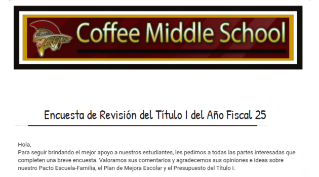 Title 1 survey Spanish