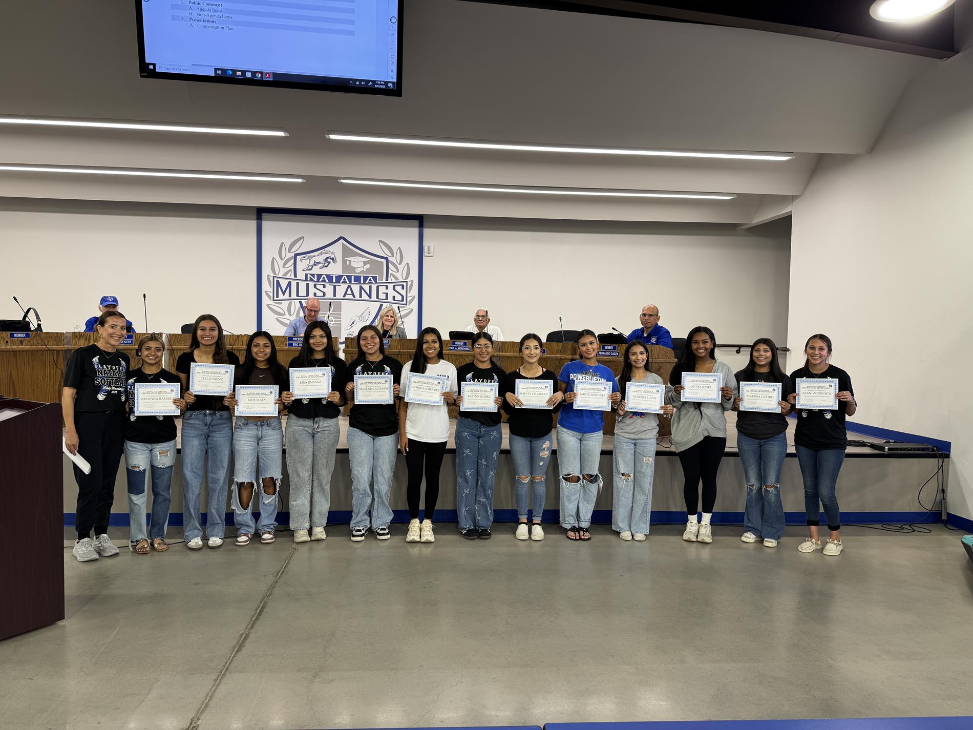 Coach Wueste Student Athlete Recognition May 2025