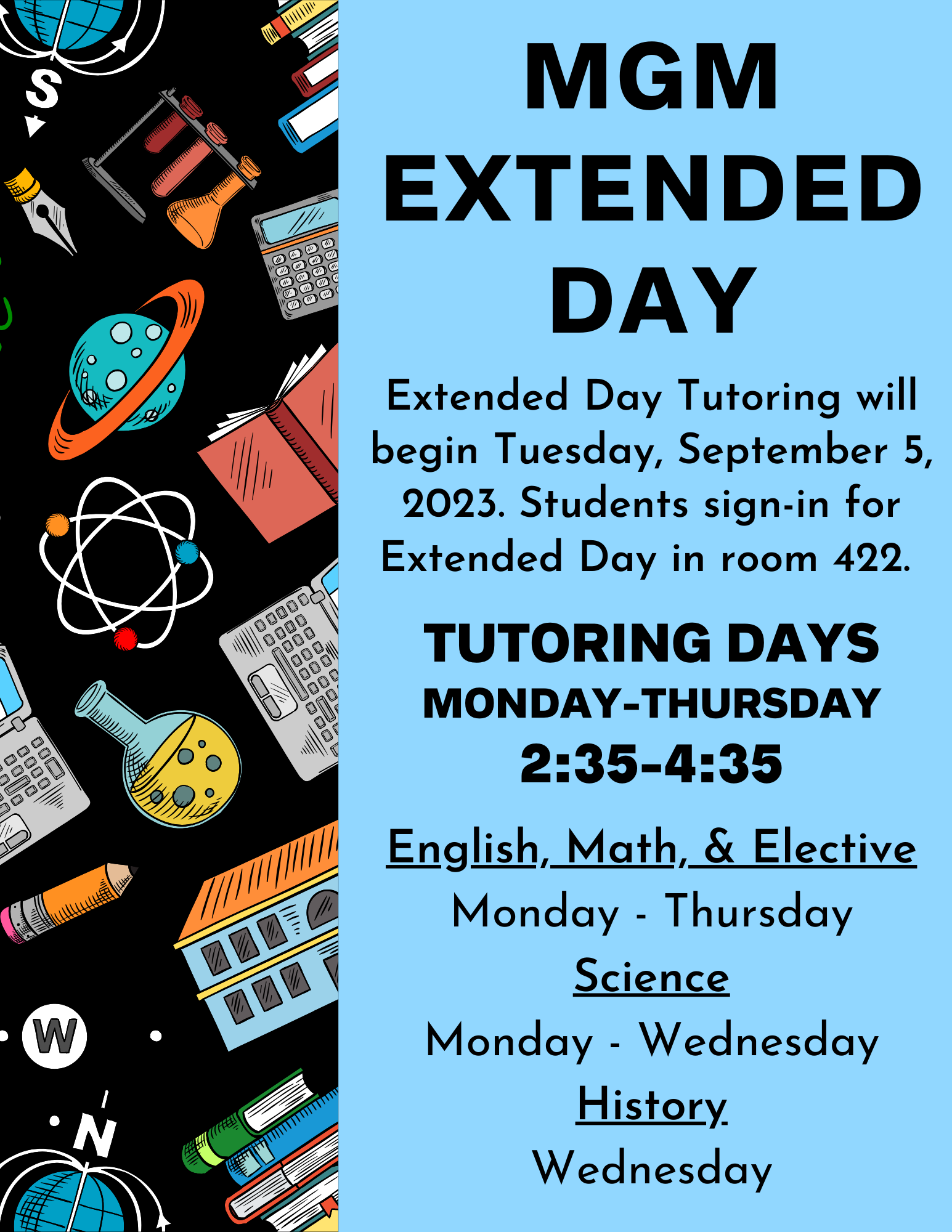 Extended Day Flyer