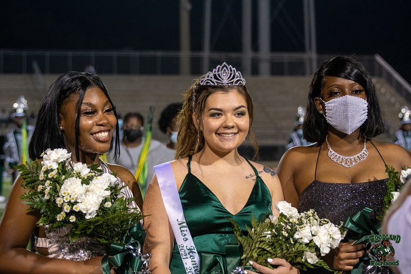 Homecoming queen and runners-up