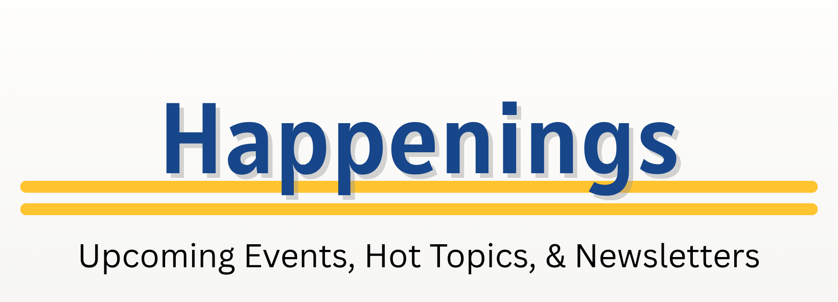 Happenings Happenings