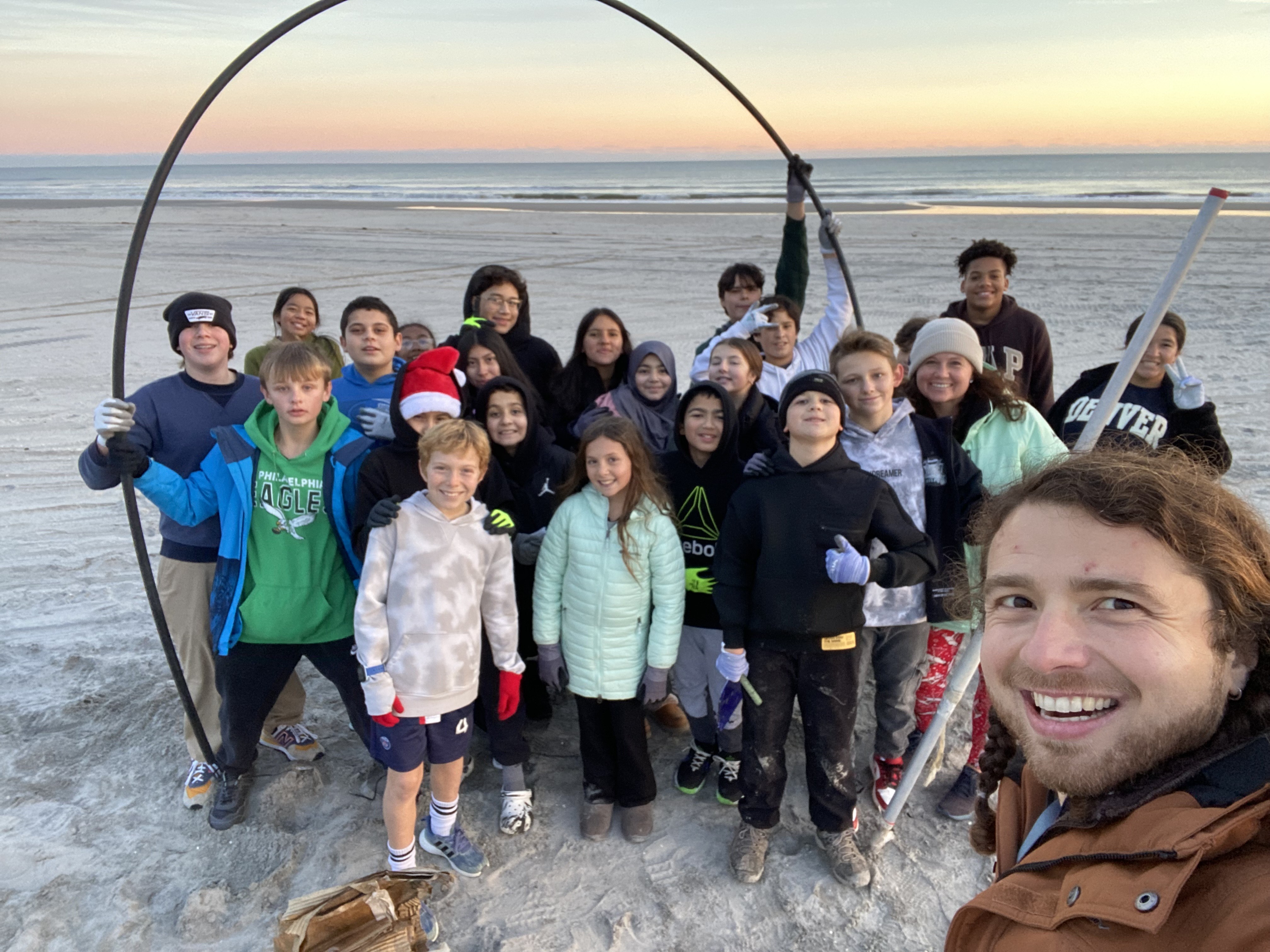 VECC Beach cleanup Dec 2024