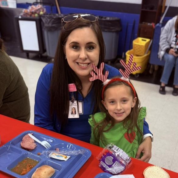Visitors for Christmas Lunch
