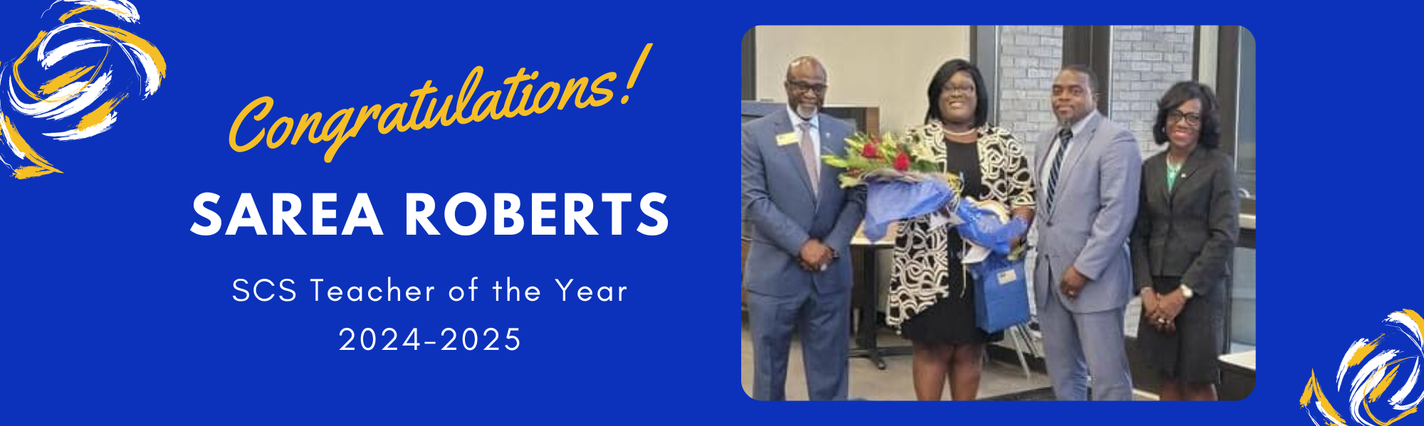 SaRae Roberts SCS Teacher of the Year