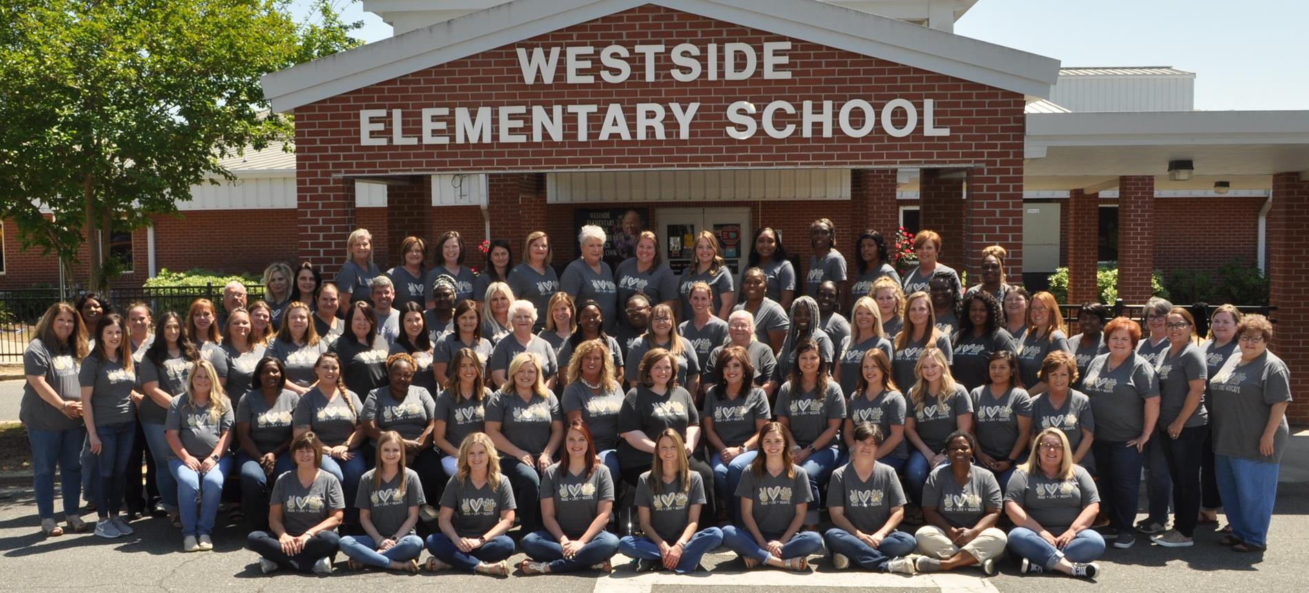 Image of Westside Elementary staff-students