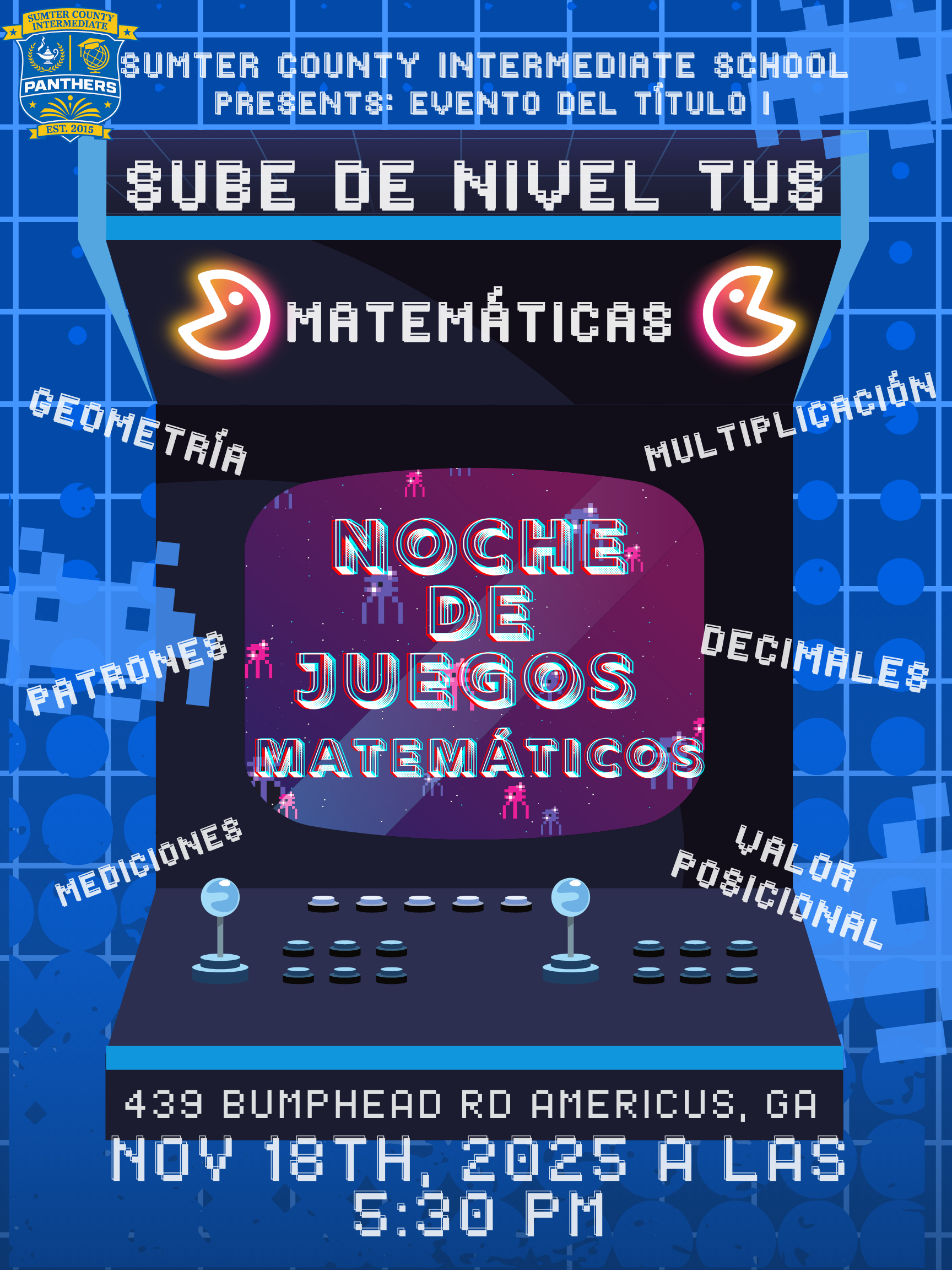 Math Game Night Nov. 18th Spanish Math Game Night Nov. 18th Spanish