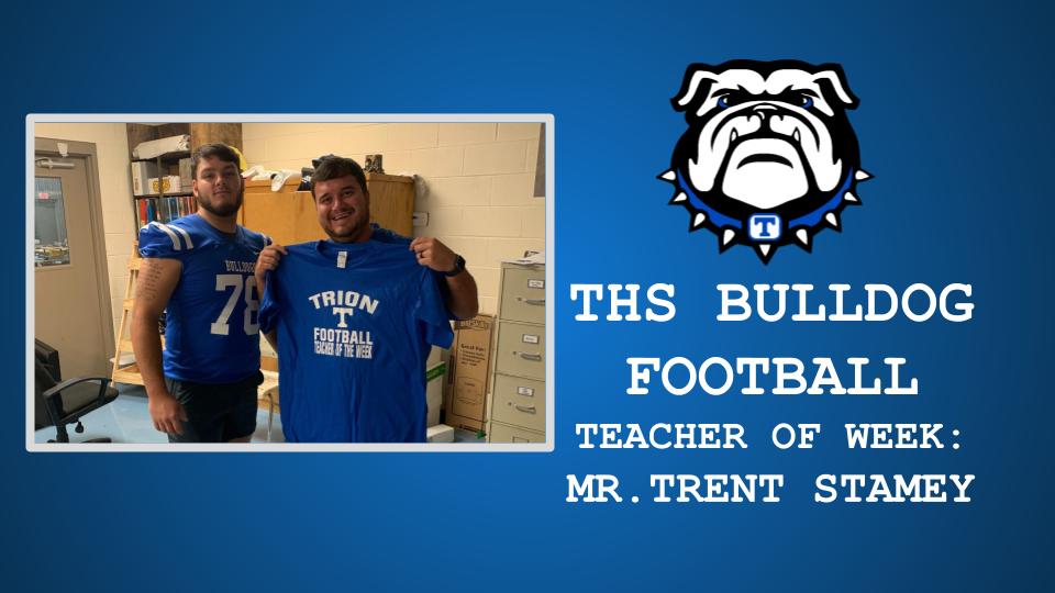 THS FOOTBALL TEACHER OF THE WEEK: 09/17/2021