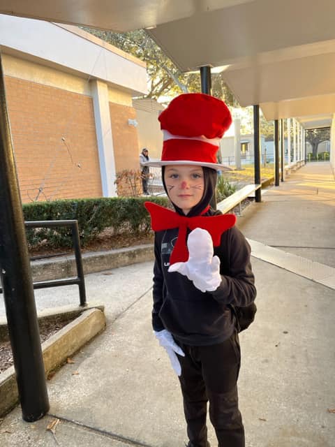 Some of the amazing book characters we had on campus.