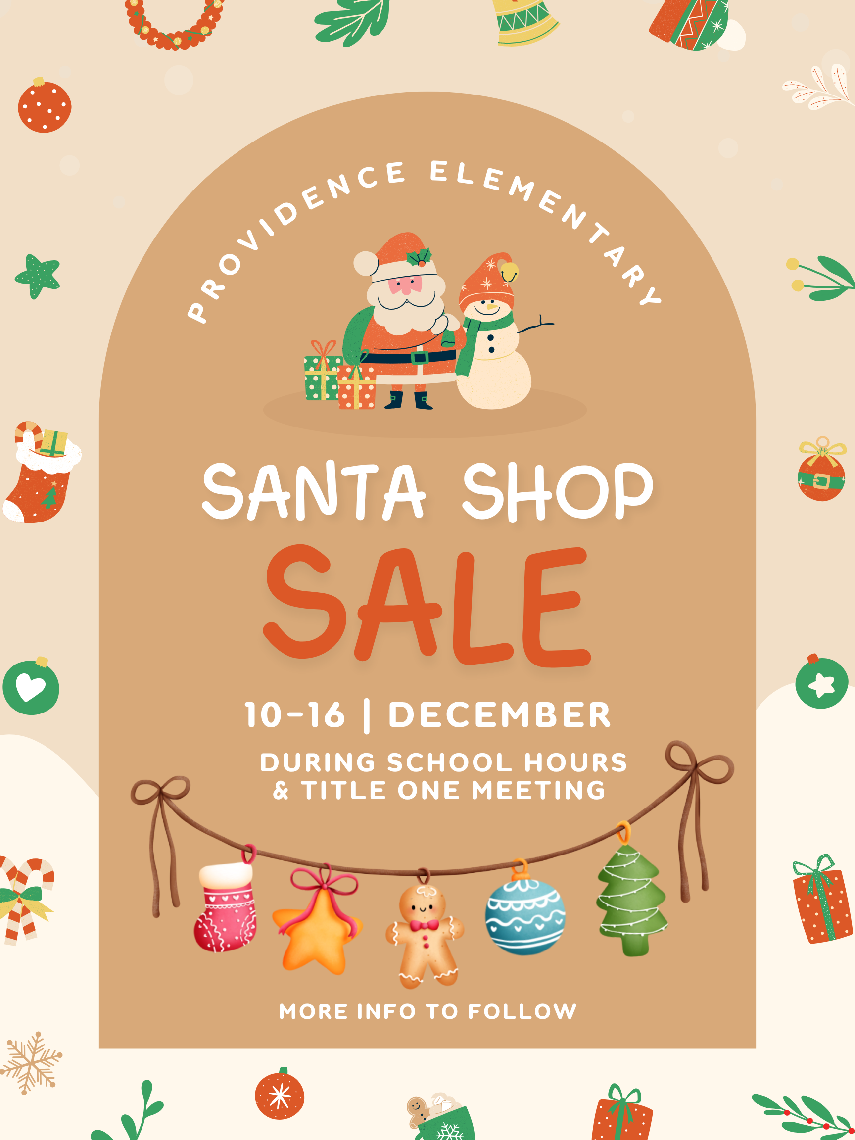 PTO Santa Shop Flyer