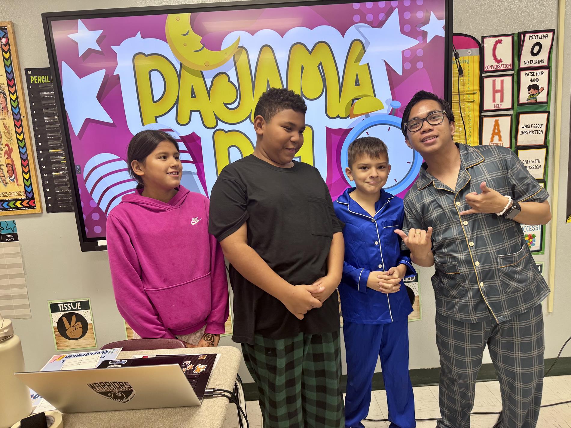 4th Grade Pajama Day