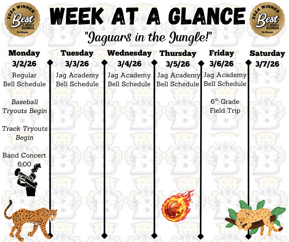 Week at a glance