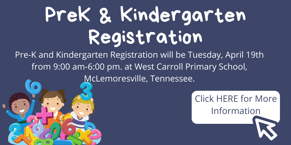 PreK and Kinder registration