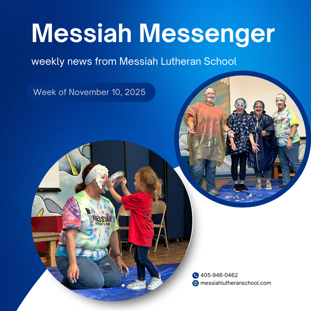 Messiah Messenger for the week of November 10, 2025