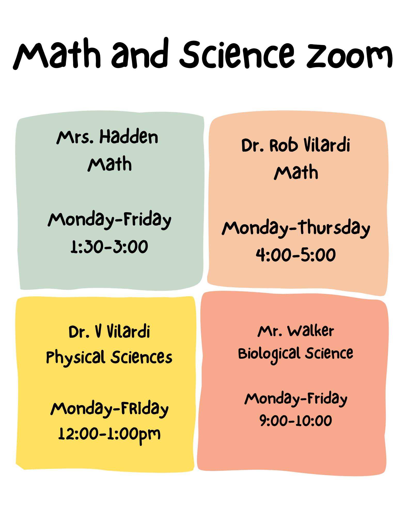 Math and Science Zoom Math and Science Zoom