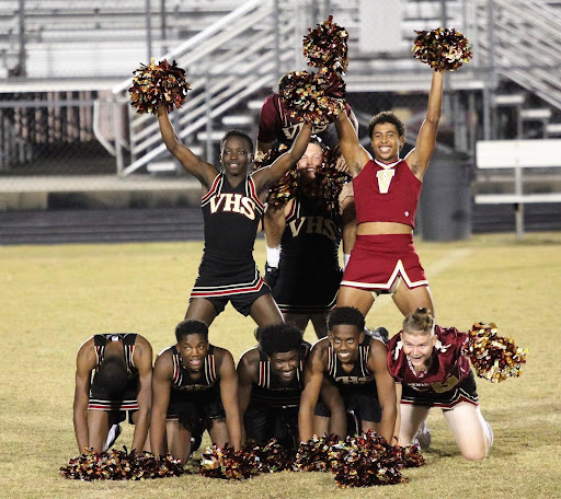 powder puff cheerleaders