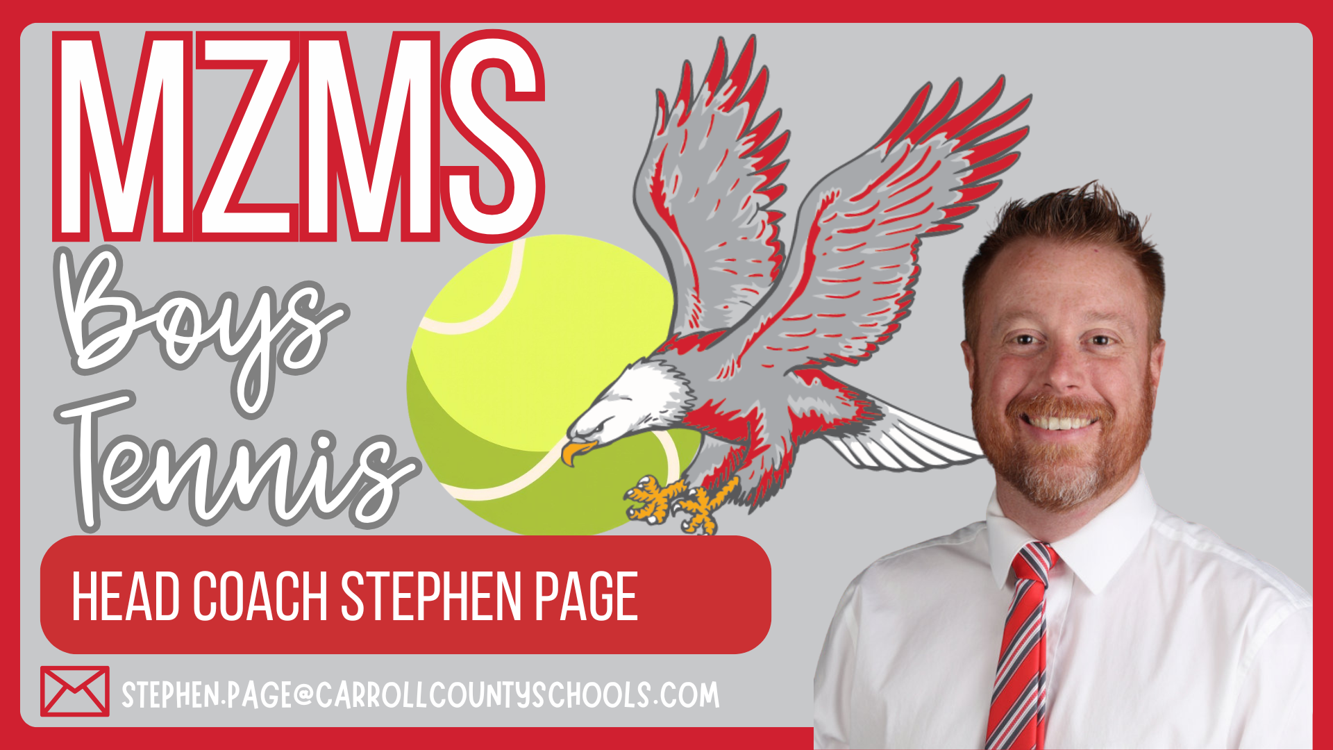 Head Boys Tennis Coach Stephen Page