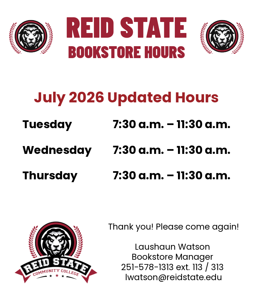 Bookstore hours