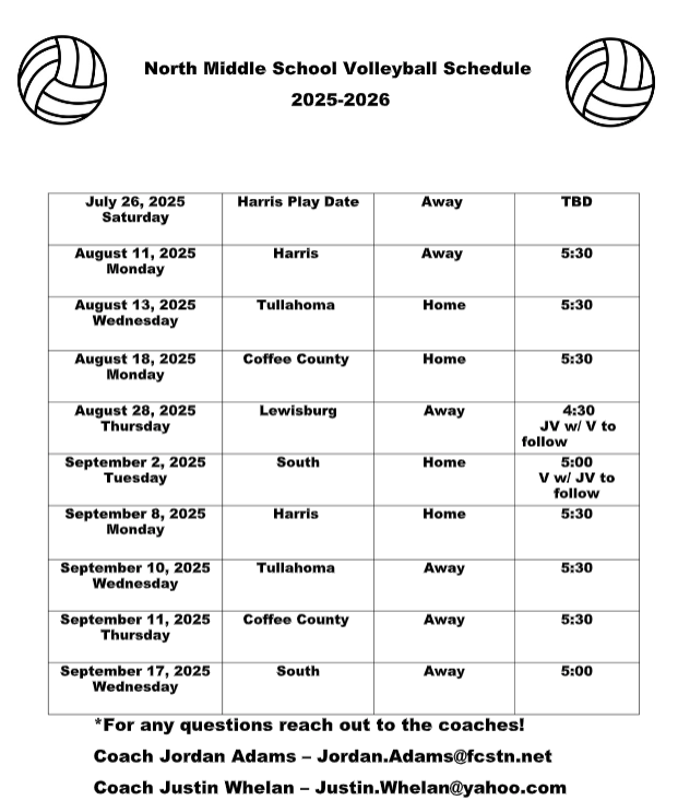 Girls Volleyball 25-26
