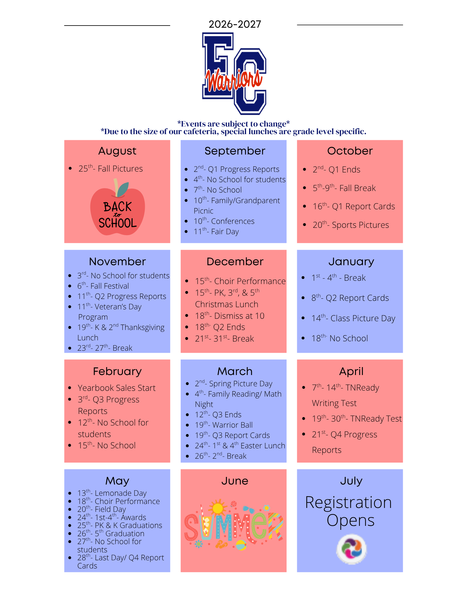 calendar