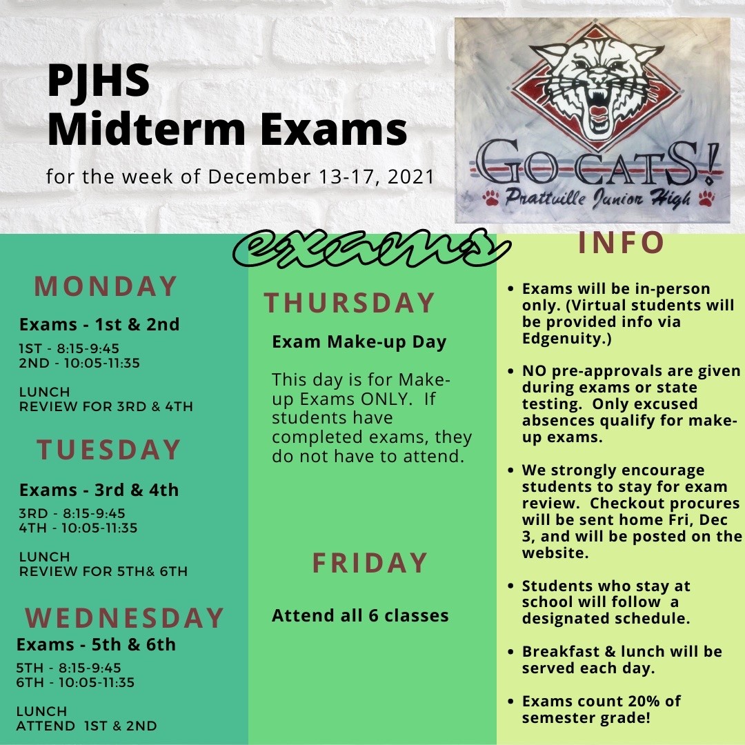 Midterm Exam Schedule Midterm Exam Schedule