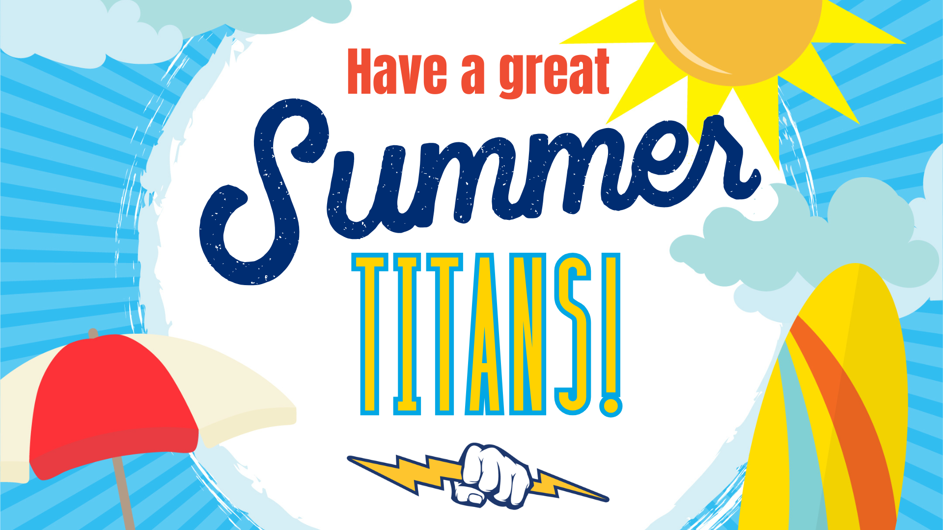 summer break flyer