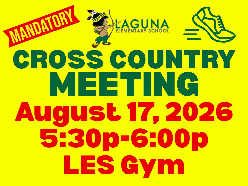 LES Cross Country Meeting · Aug 17th 5:30pm-6:30pm LES Gym