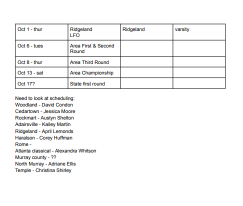 2026 VOLLEYBALL SCHEDULE PAGE 2