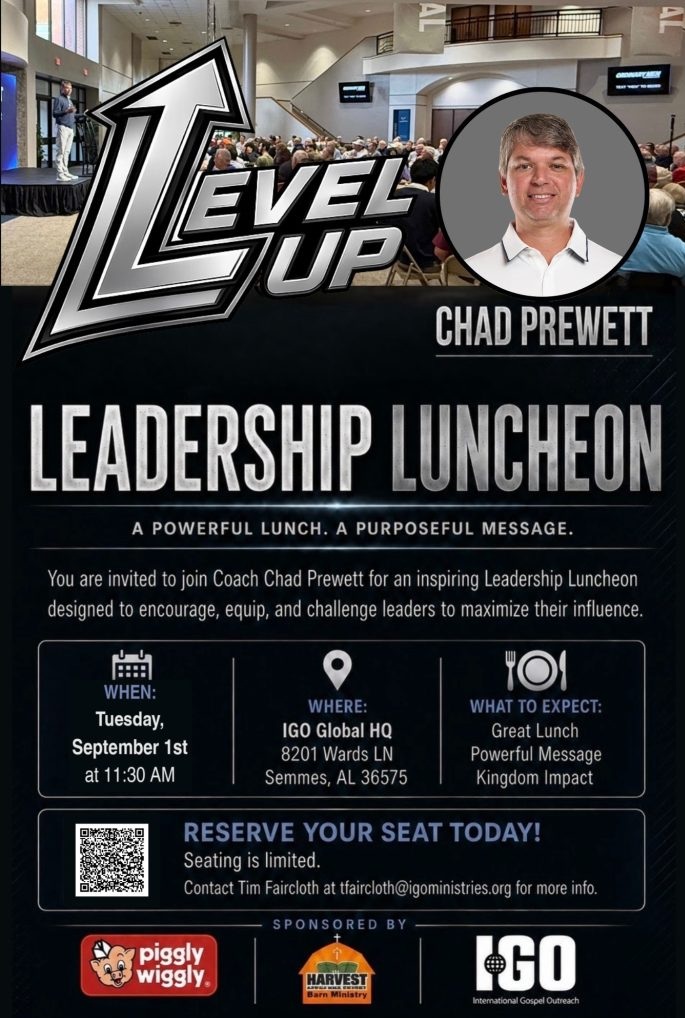 IGO Ministries Leadereship Luncheon