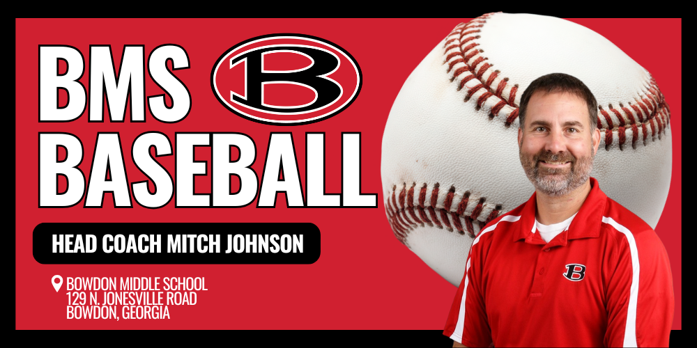 BMS Baseball Graphic - Head Coach Mitch Johnson