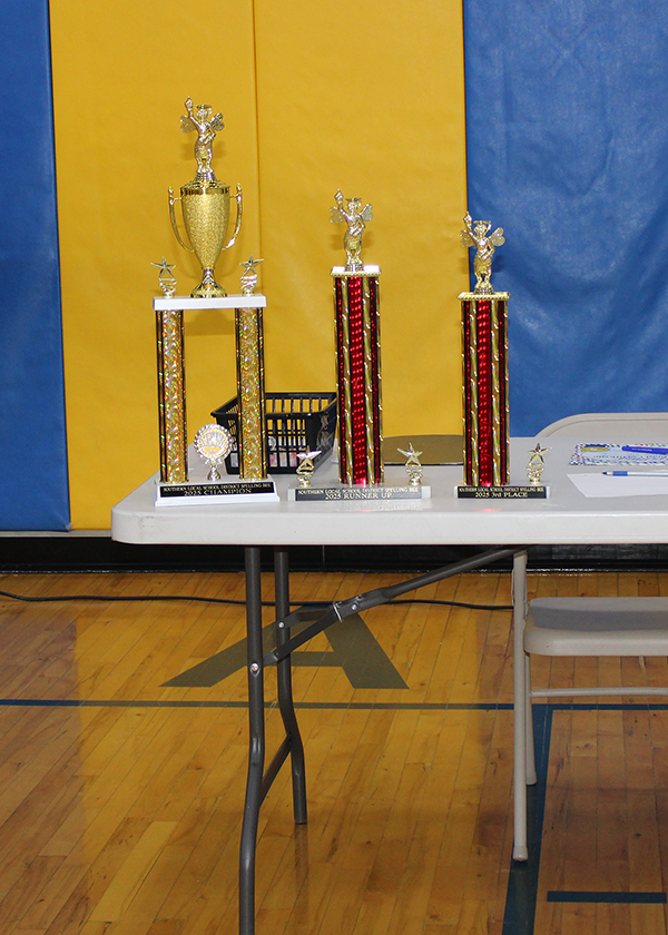 Spelling Bee trophies