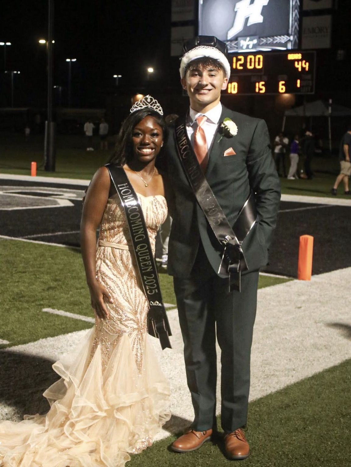 Homecoming king and queen