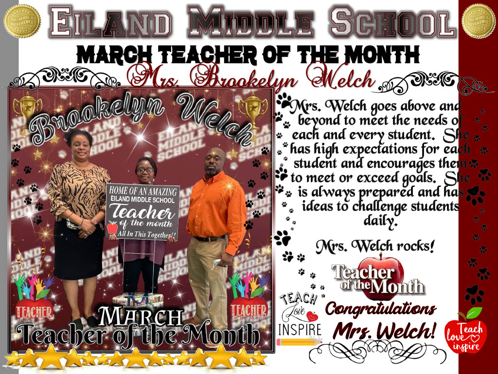 March Recognitions