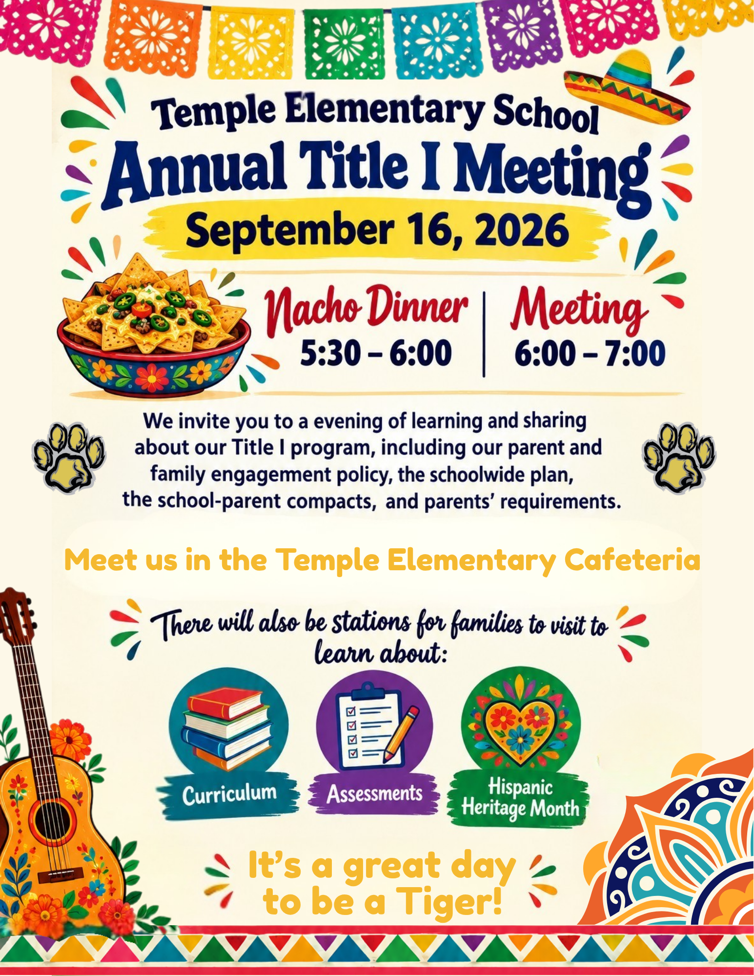 Annual Title I Meeting Information