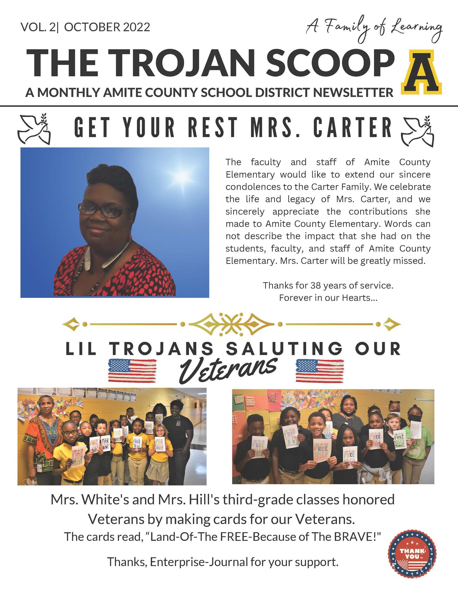 The Trojans Scoop Newsletter