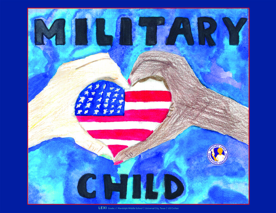 Militaty Child organization calendar logo