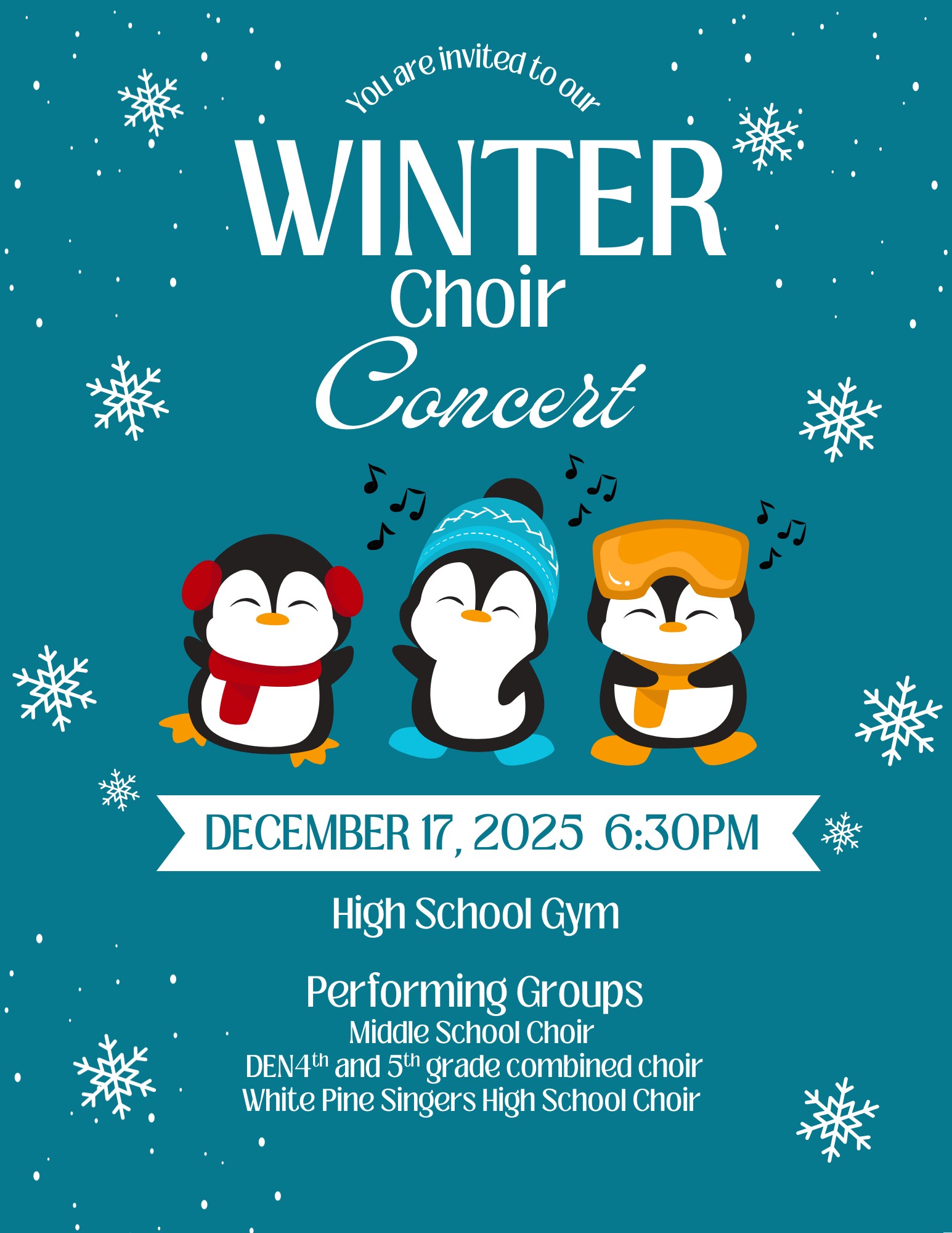 Winter Choir Concert