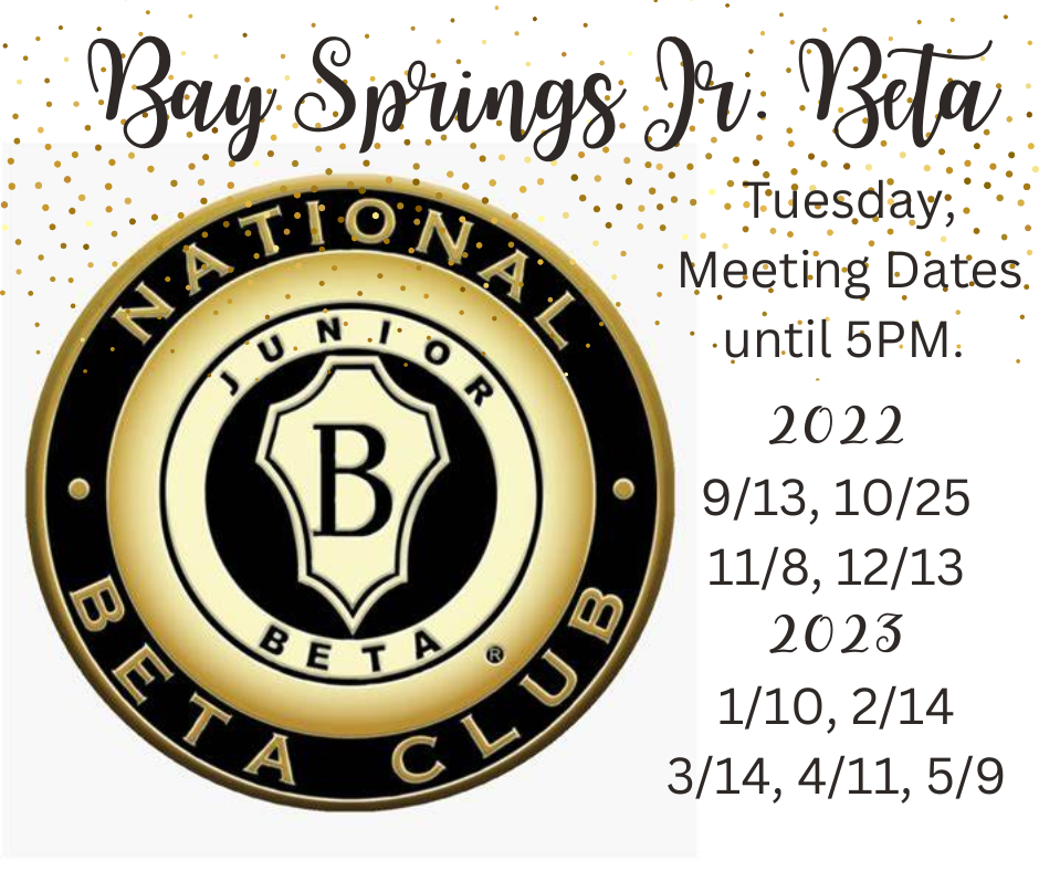 Jr. Beta Meeting Dates