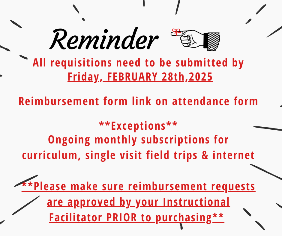 requisition deadline 2/28