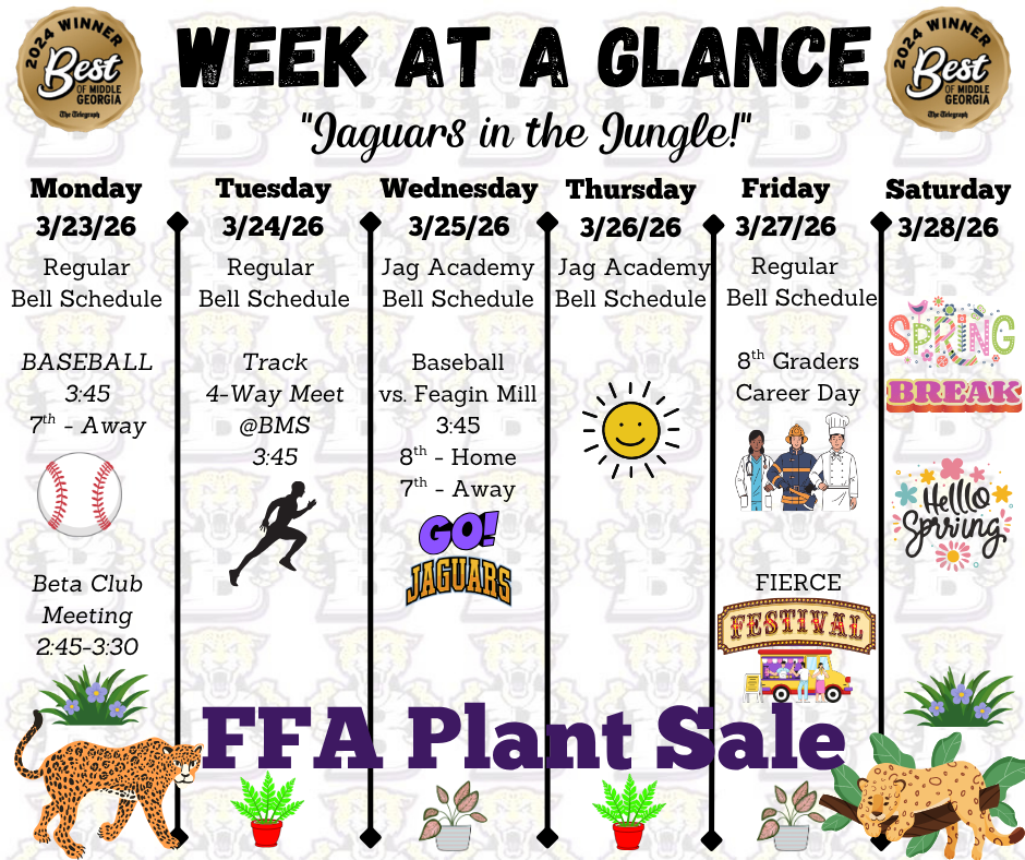 Week at a glance