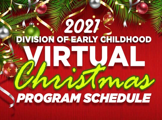 DEC Virtual Christmas Program Schedule