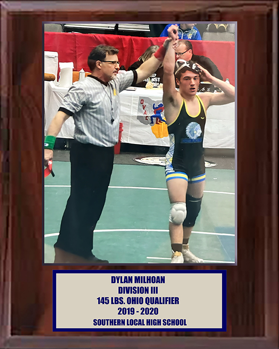 Dylan Milhoan, 2019-2020 Dylan Milhoan, 2019-2020