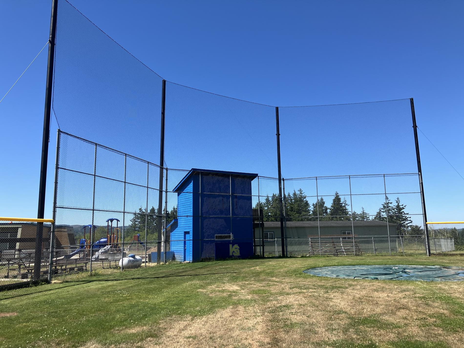 Foul Ball Baseball Net Complete 