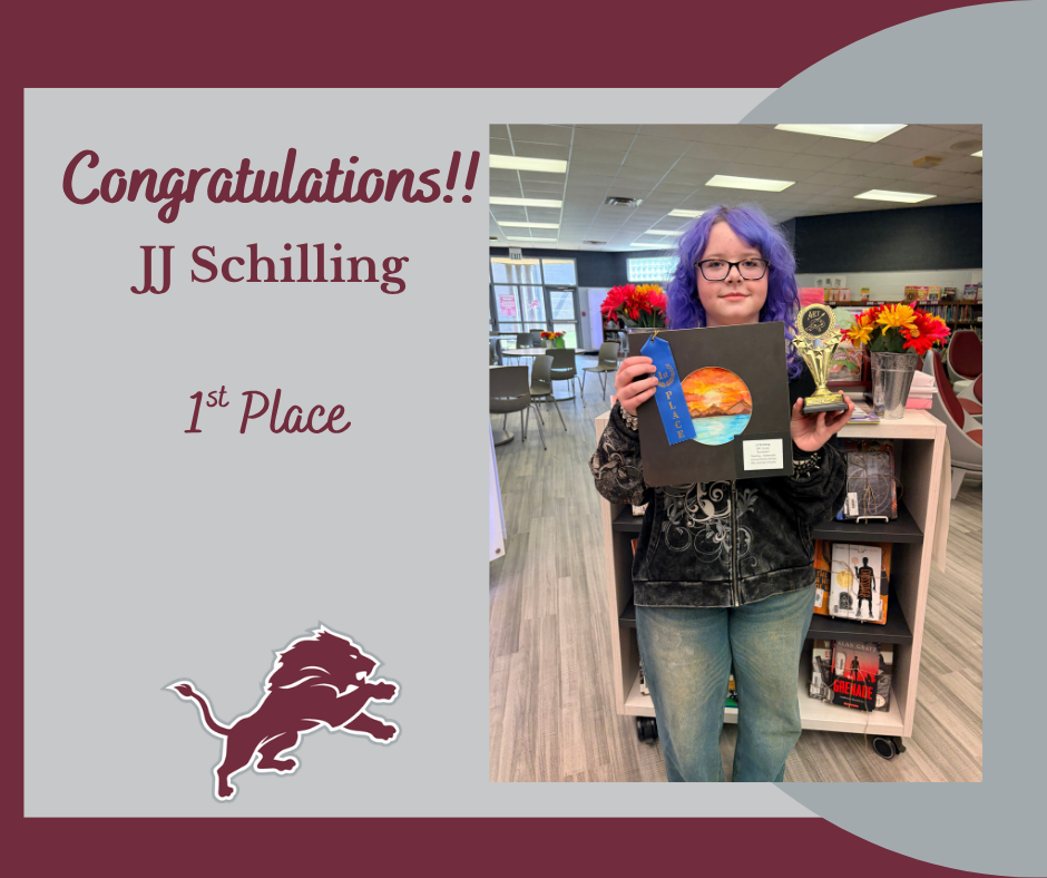 jj won 1st place in art exhibit at the PAC