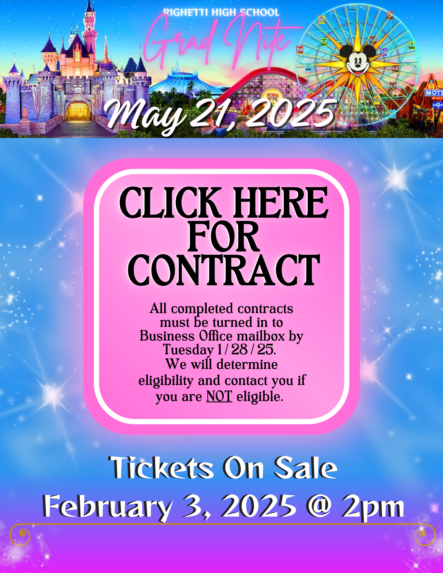 Click Here For Grad Nite Contract