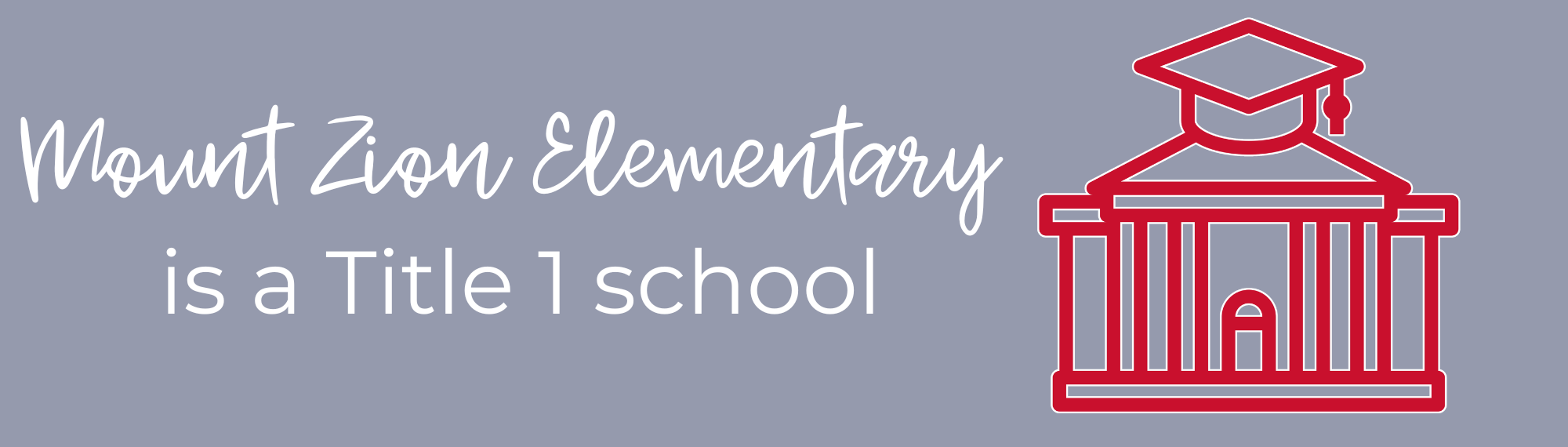mount zion elementary is a title 1 school